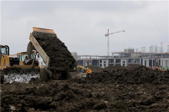 Gradilište novog putničkog terminala Međunarodne zračne luke Zagreb