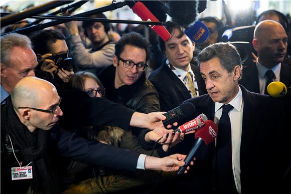 FRANCE ECONOMY SARKOZY SALON AGRICULTURE 2015