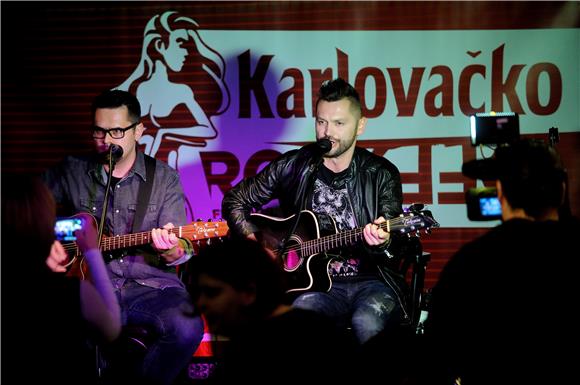 Konferencija za medije na kojoj je najavljen Karlovačko RockOff 2015