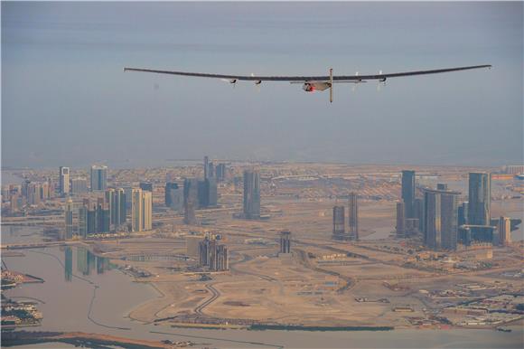 UAE SWITZERLAND SOLAR IMPULSE TEST FLIGHT