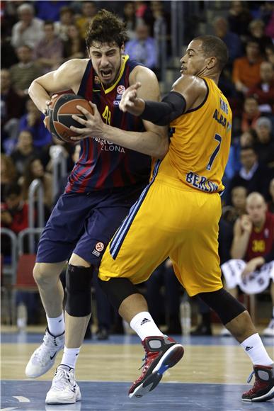 Euroliga: Barcelona - ALBA 92-82, Tomić 16, Radošević 19