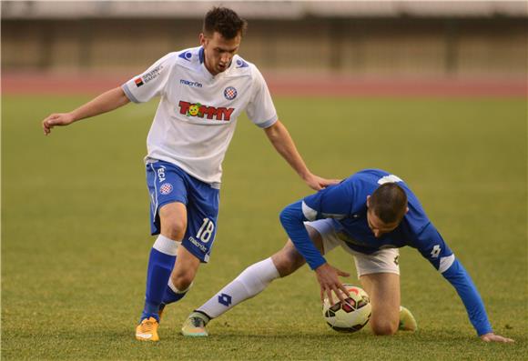 Prva HNL: Hajduk - Zadar 0-2 (poluvrijeme) 