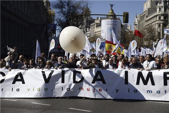 SPAIN PROTEST ANTI ABORTION