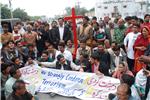 PAKISTAN CHURCH BOMBING PROTEST