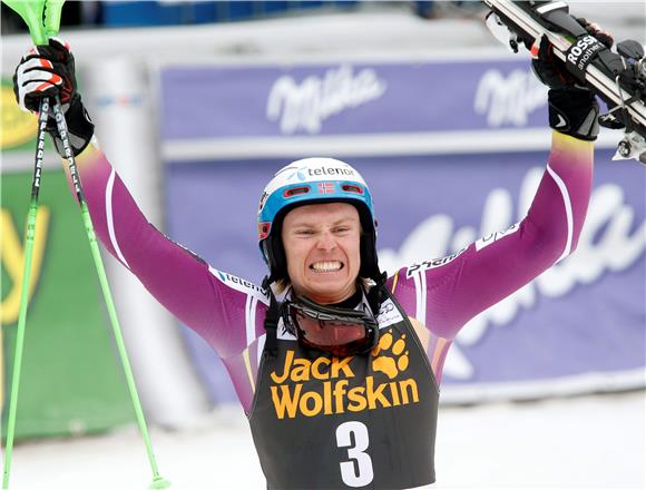 Kranjska Gora, slalom: Slavlje Kristoffersena, Hrvati bez bodova