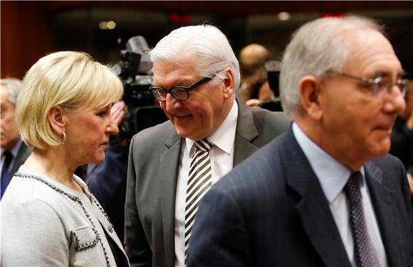 BELGIUM EU FOREIGN MINISTERS MEETING 