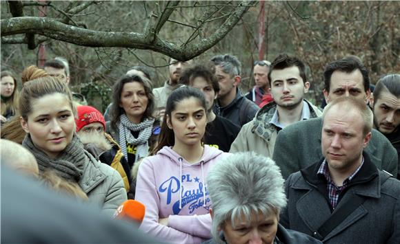 Prosvjedni skup 'Krik za pravdu' deveteročlane obitelji Cvjetković