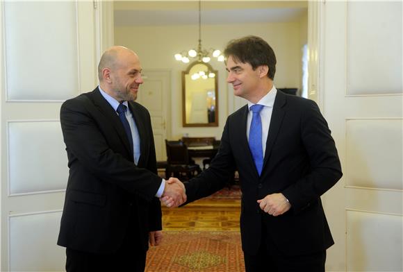 Croatian, Bulgarian ministers discuss cooperation, EU funds