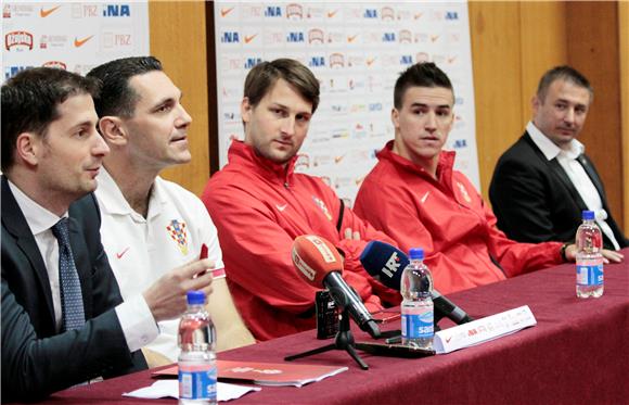 Tiskovna konferencija hrvatske futsalske reprezentacije