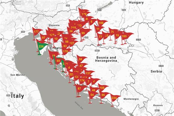 Objavljena internetska karta bivših napuštenih vojnih objekata u Hrvatskoj 