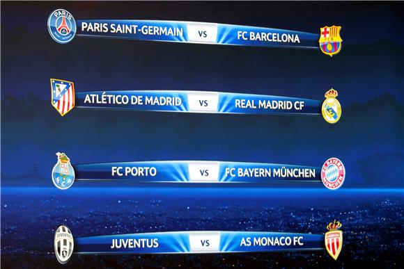 SWITZERLAND SOCCER UEFA CHAMPIONS LEAGUE DRAW