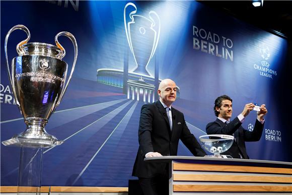 SWITZERLAND SOCCER UEFA CHAMPIONS LEAGUE DRAW