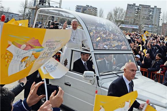 ITALY BELIEF POPE NAPLES