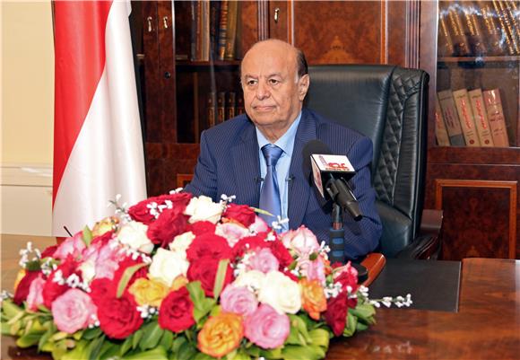 YEMEN PRESIDENT HADI HOUTHIS