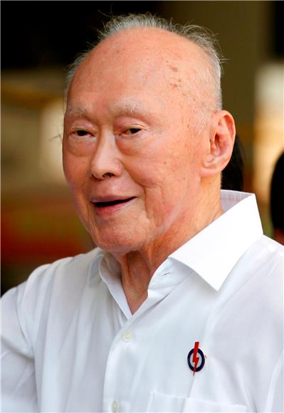 FILE SINGAPORE LEE KUAN YEW