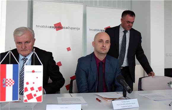 Konferencija za medije predstavnika Hrvatske zajednice županija