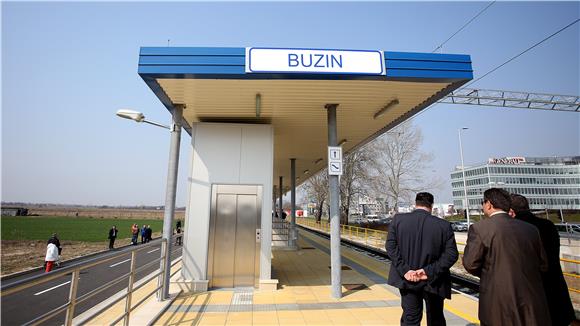 Buzin railway stop on Zagreb-Sisak-Novska railway line opened