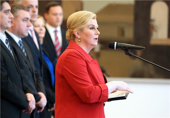 Predsjednica Grabar Kitarović održala prijem za predstavnice političkog, društvenog i gospodarskog života