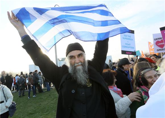 GERMANY GREECE PROTEST