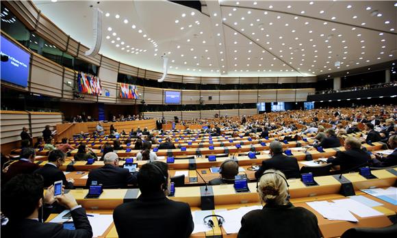 BELGIUM EU PARLIAMENT MINI PLENARY SESSION 