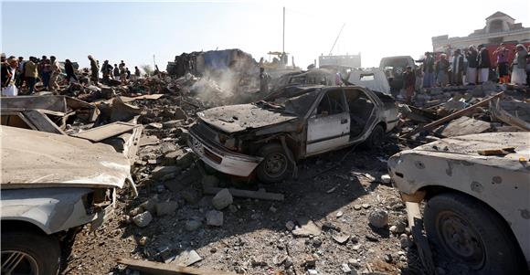 YEMEN UNREST SAUDI AIR STRIKES