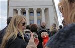 Franak association holds peaceful protest in Zagreb