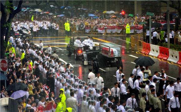 SINGAPORE STATE FUNERAL LEE KUAN YEW