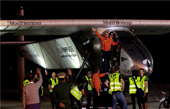 MYANMAR SWITZERLAND SOLAR IMPULSE FLIGHT