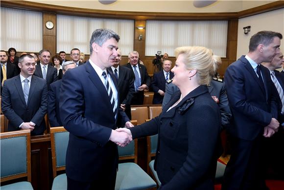 Milanović i Grabar Kitarović: Vrijednosti NATO-a ne smiju se uzimati zdravo za gotovo