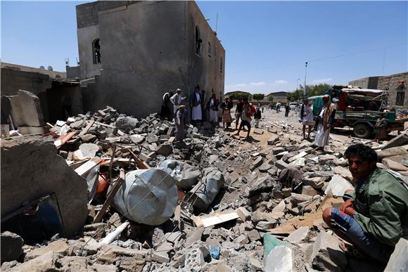 YEMEN UNREST SAUDI LED AIR STRIKES