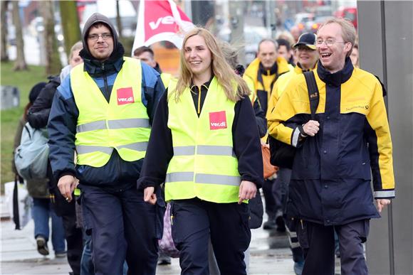 GERMANY POSTAL WORKERS STRIKE