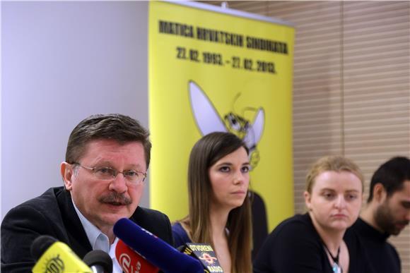 Konferencija za medije Matice hrvatskih sindikata 