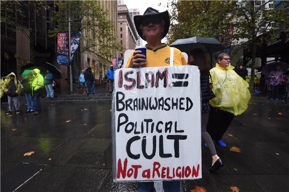 AUSTRALIA ANTI MUSLIM PROTESTS 