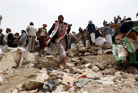 YEMEN UNREST SAUDI LED AIR STRIKES