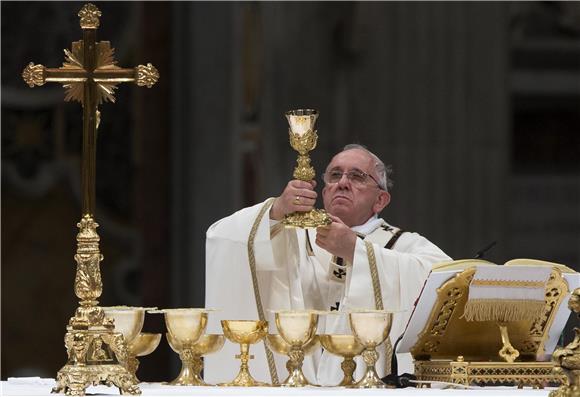 VATICAN CITY EASTER HOLY WEEK