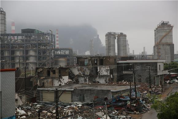 CHINA PETROCHEMICAL PLANT EXPLOSION