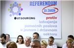 Ustavni sud zaustavio referendum o "outsourcingu"