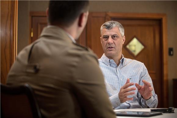 Hashim Thaci, intervju za HINA-u