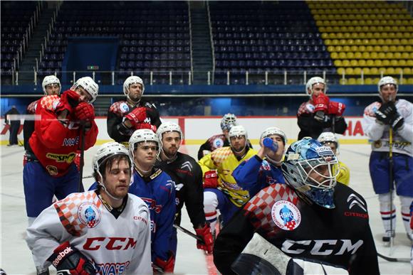 Trening hokejaške reprezentacije