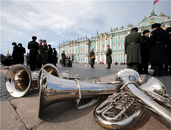 RUSSIA VICTORY DAY PARADE REHEARSAL