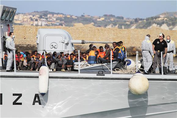 ITALY MIGRATION RESCUED MIGRANTS