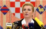 Predsjednica Grabar Kitarović dala izjavu za medije