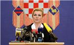 Predsjednica Grabar Kitarović dala izjavu za medije