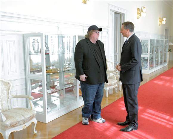 Michael Moore u Ljubljani snimao kadrove svog novog dokumentarca o obrazovnom sustavu