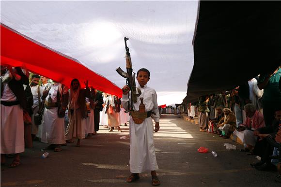 YEMEN HOUTHIS DEMONSTRATION