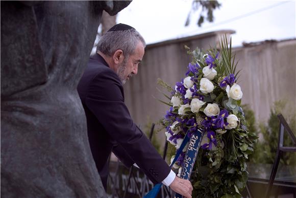 Zagreb Jews observe Yom Hashoah, their leader underlines importance of anti-fascism