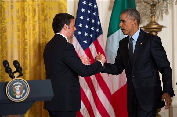 USA ITALY OBAMA RENZI