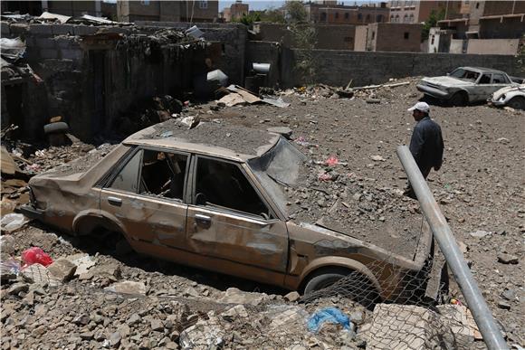 YEMEN UNREST SAUDI LED AIR STRIKES