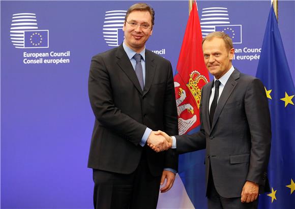 BELGIUM EU COUNCIL SERBIA PRIME MINISTER VISIT 