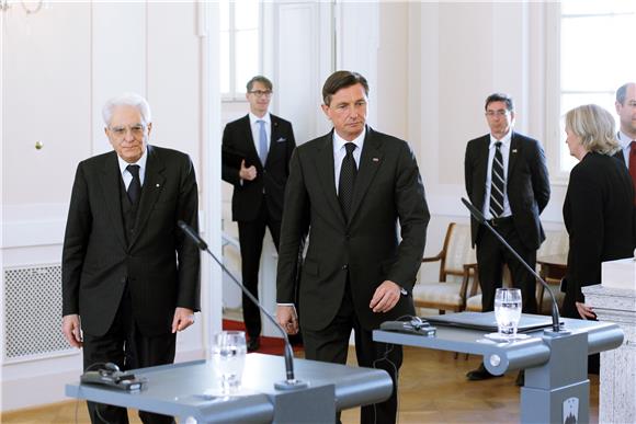 Pahor i Mattarella: Nastaviti širenje EU na Balkan i zaustaviti imigrantsku tragediju 